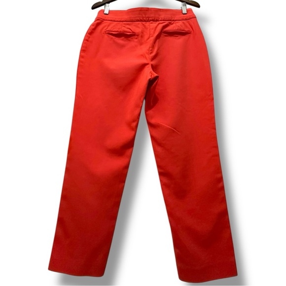 288 Peter Nygard | NWOT Egypt Women’s Straight Leg Stylish Red Pants (Size 10) - Picture 3 of 8